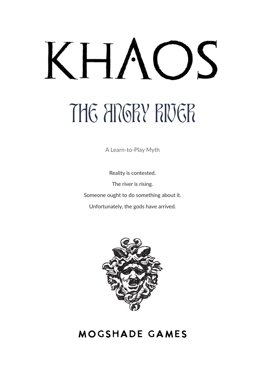 Cover of KHAOS: The Angry River, a Learn-to-Play Myth